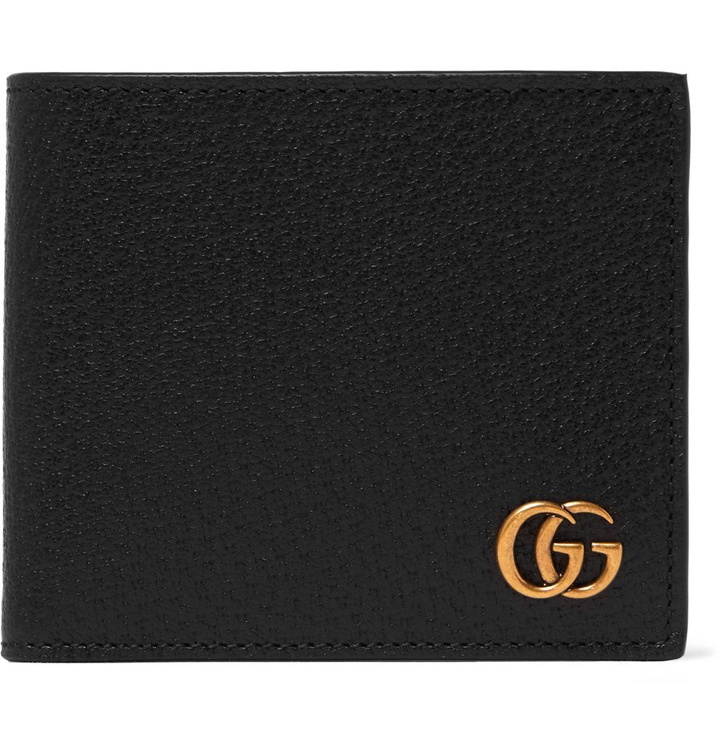Photo: Gucci - Marmont Full-Grain Leather Billfold Wallet - Men - Black