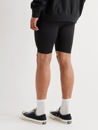 FEAR OF GOD ESSENTIALS - Logo-Detailed Stretch-Jersey Shorts - Black