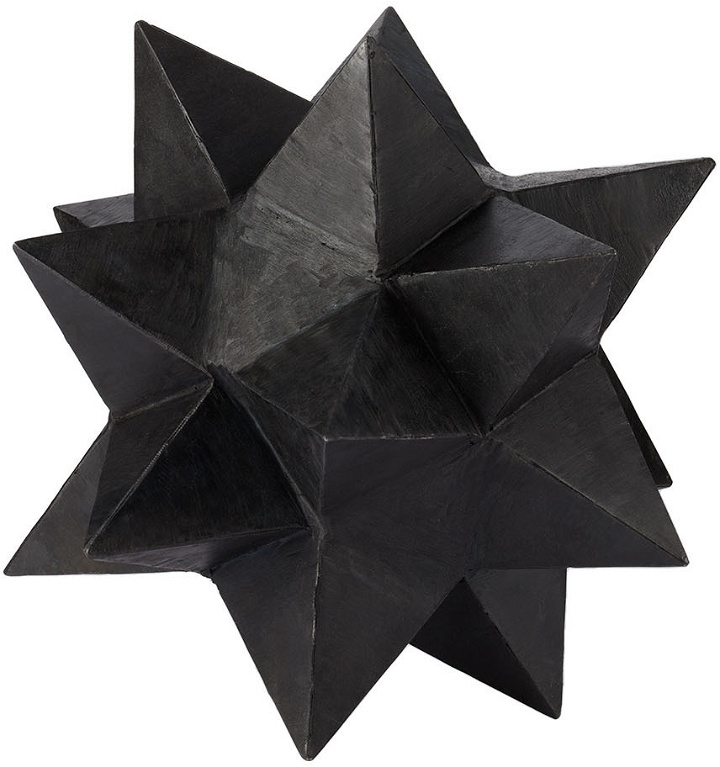 Photo: MAD et LEN Black Icosahedron Sculpture