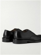Mr P. - James Polished-Leather Derby Shoes - Black