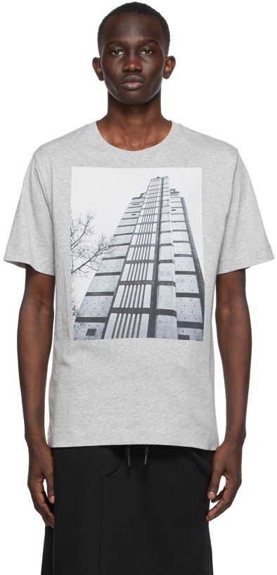 Photo: Dries Van Noten Grey Graphic T-Shirt