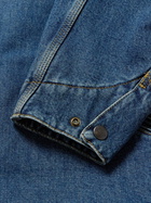 Carhartt WIP - OG Detroit Corduroy-Trimmed Padded Denim Jacket - Blue