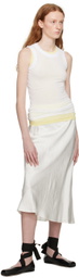 BITE White Semi-Sheer Tank Top
