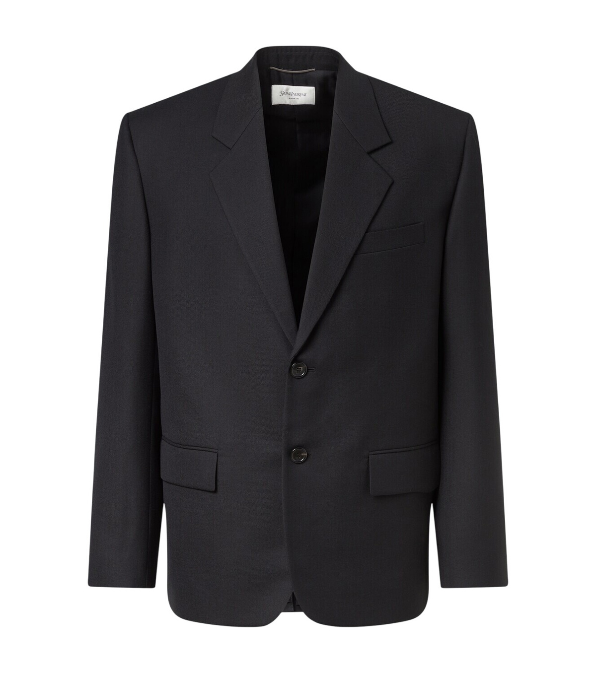SAINT LAURENT - Double-Breasted Wool-Gabardine Blazer