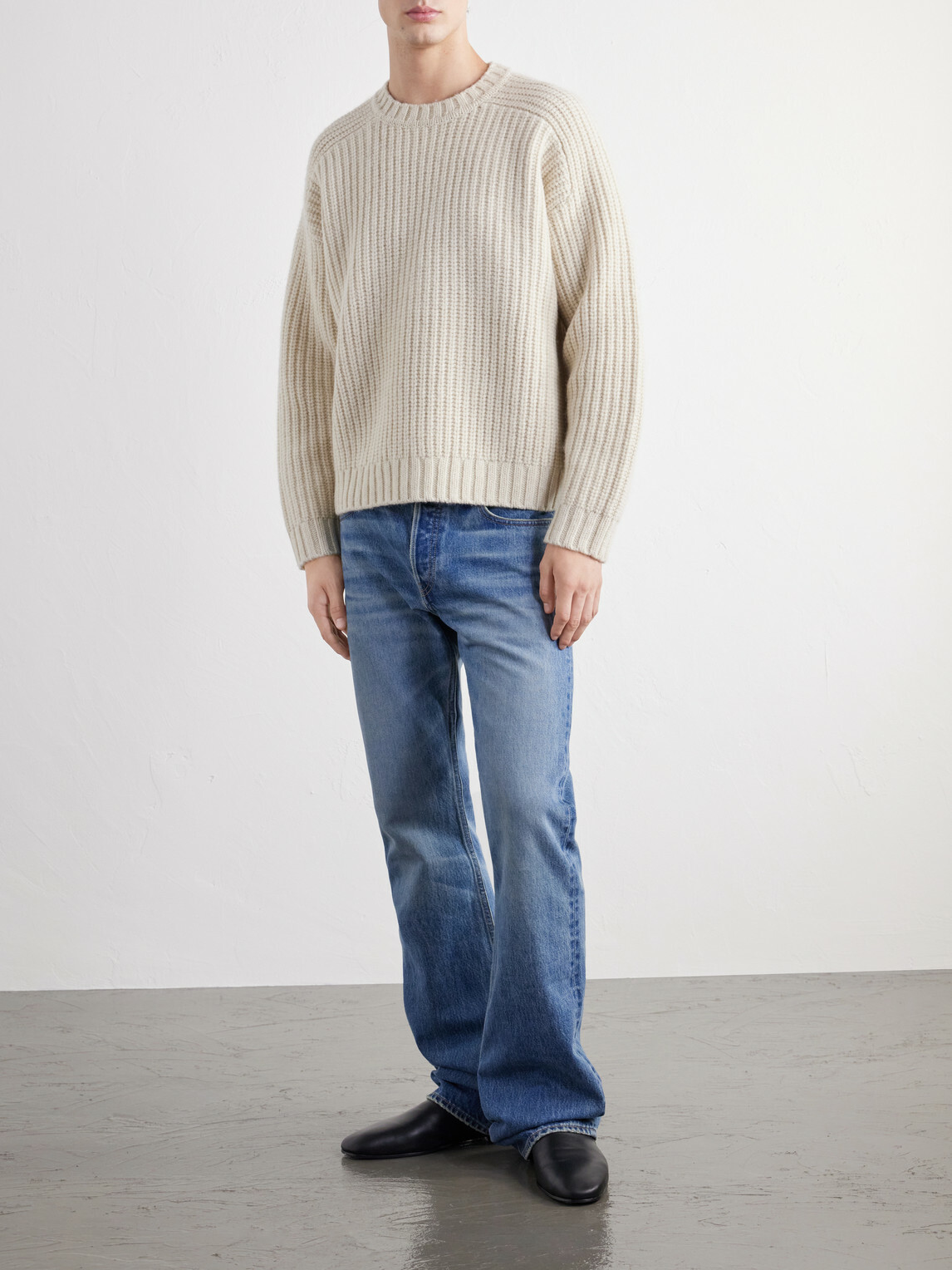 TOTEME - Ribbed Wool Sweater - Neutrals