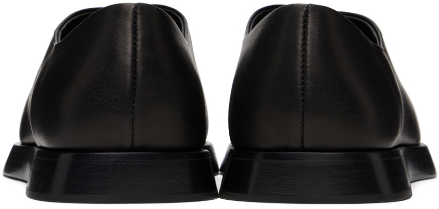 dress black mules Handmade women's mules shoes with horsebit in Black leather