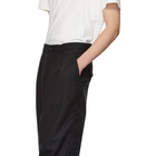 Comme des Garcons Homme Black Cropped Trousers