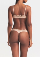 Skims Printed Stretch-jersey Thong Multicoloured
