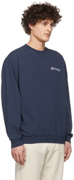 Sporty & Rich Navy 'Fitness Club' Sweatshirt