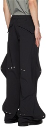 HELIOT EMIL Black Concordance Puffer Trousers