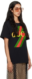 Gucci Black Printed T-Shirt