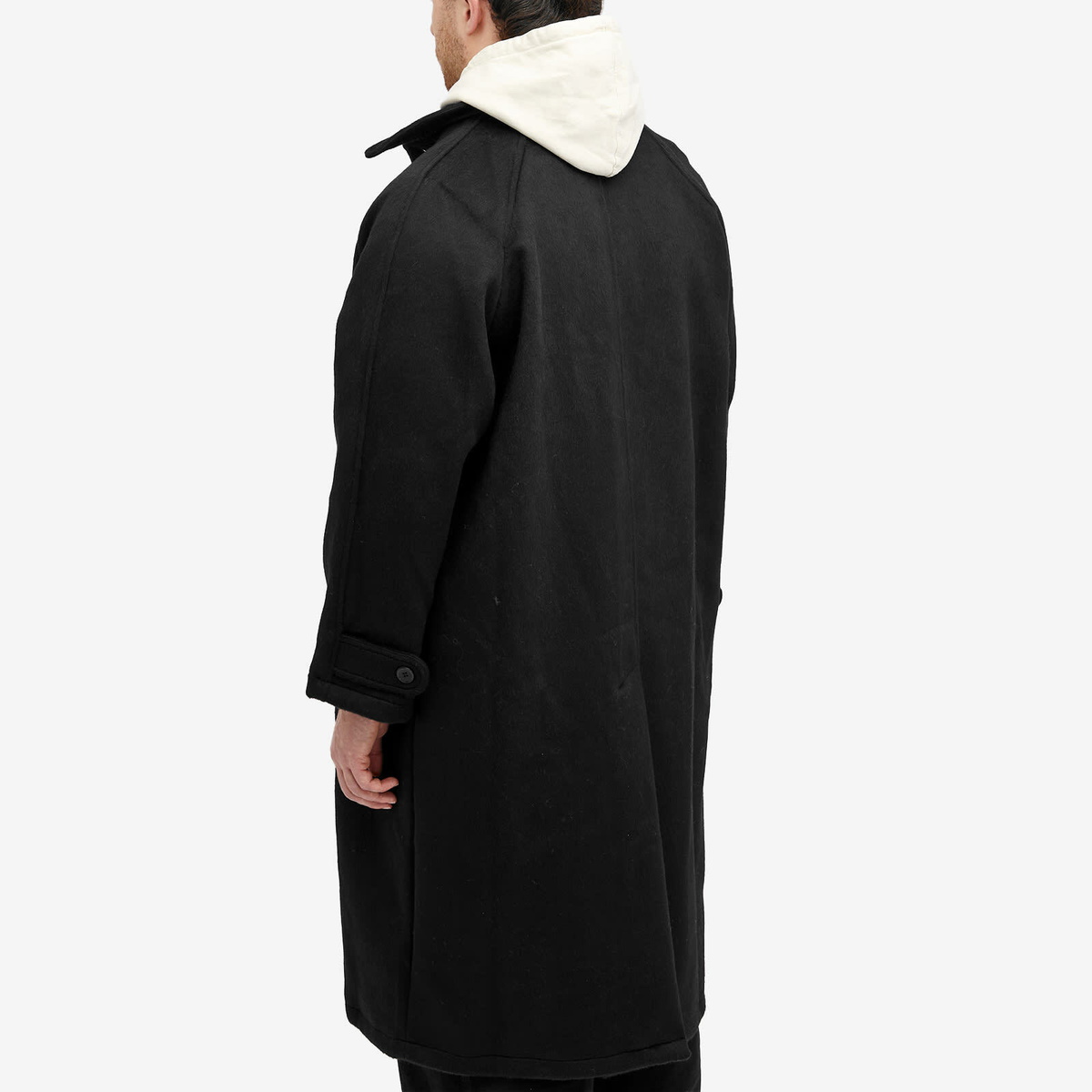 MKI Men's Wool Car Coat in Black MKI Miyuki-Zoku