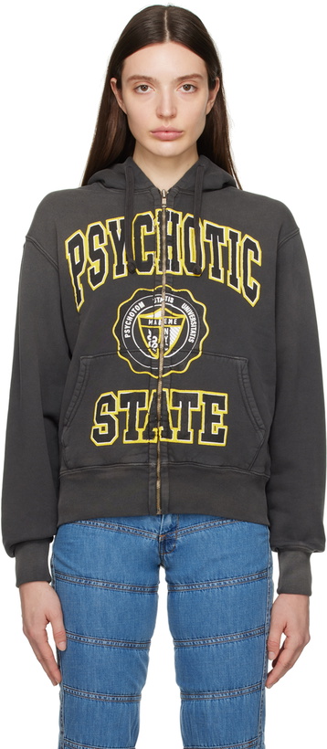 Photo: MadeMe Black 'Psychotic State' Hoodie