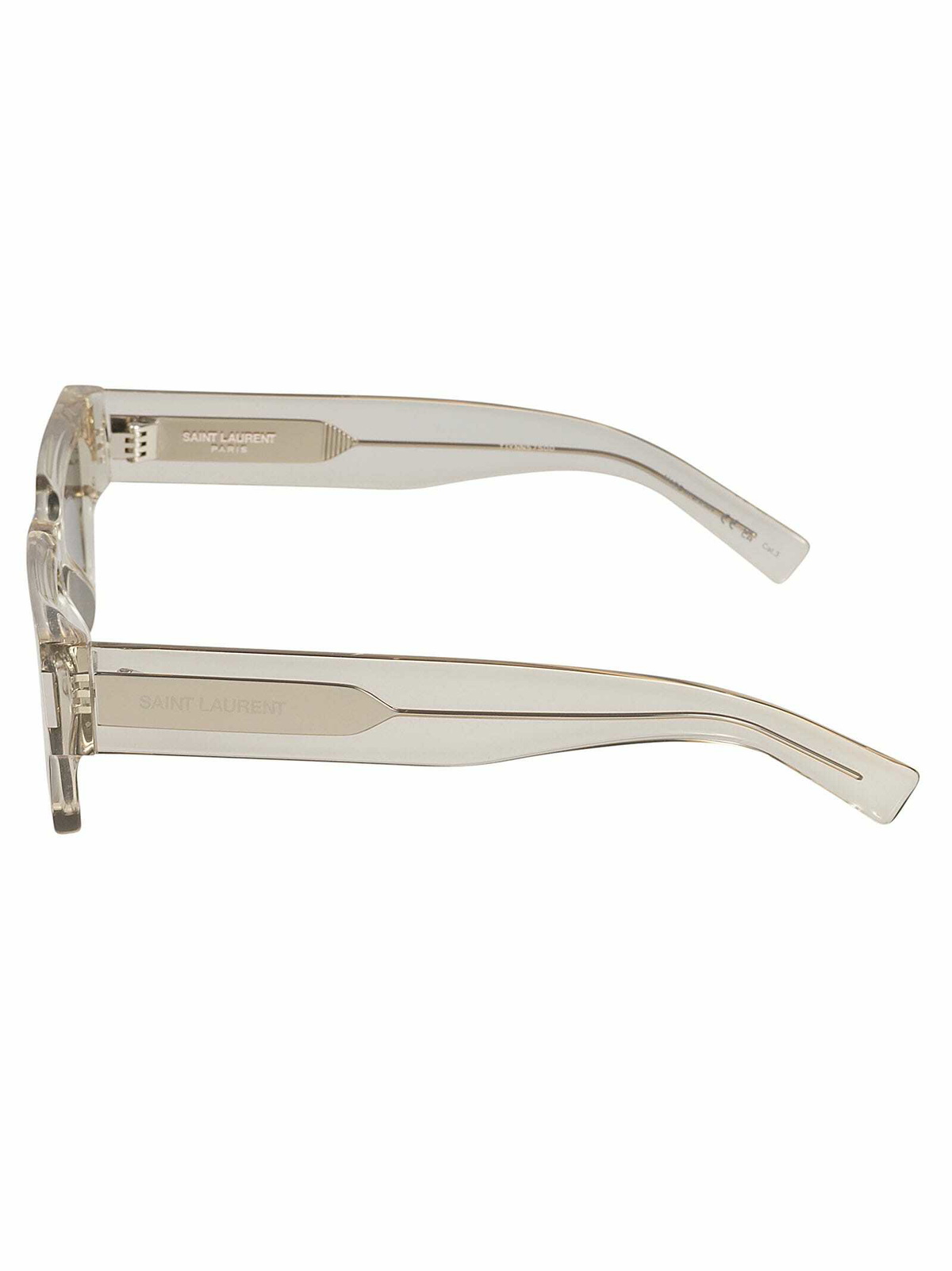 Saint Laurent Eyewear Square Frame Transparent Sunglasses