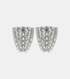 Alessandra Rich Crystal-embellished clip-on earrings