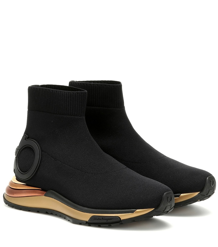 Photo: Salvatore Ferragamo - Gardena sock sneakers