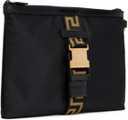 Versace Black Greca Pouch