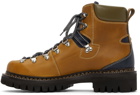 Dsquared2 Tan Hiking Lace-Up Boots