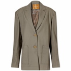 Rejina Pyo Women's Fran Oversized Soft Blazer Jacket in Slate