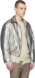 ERL Silver Polyurethane Jacket