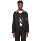 Kiko Kostadinov Black Kafka Zip Blouson Jacket