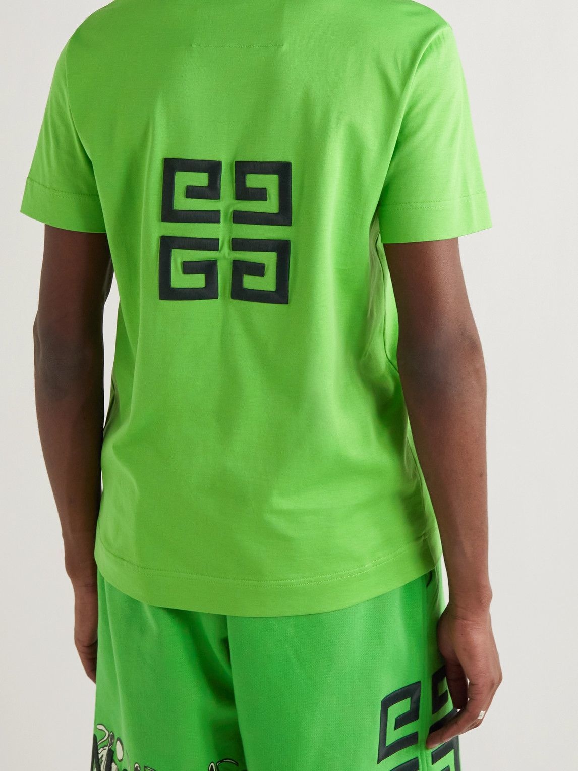Givenchy Josh Smith Bag Art Print Crewneck T-shirt in Green for Men