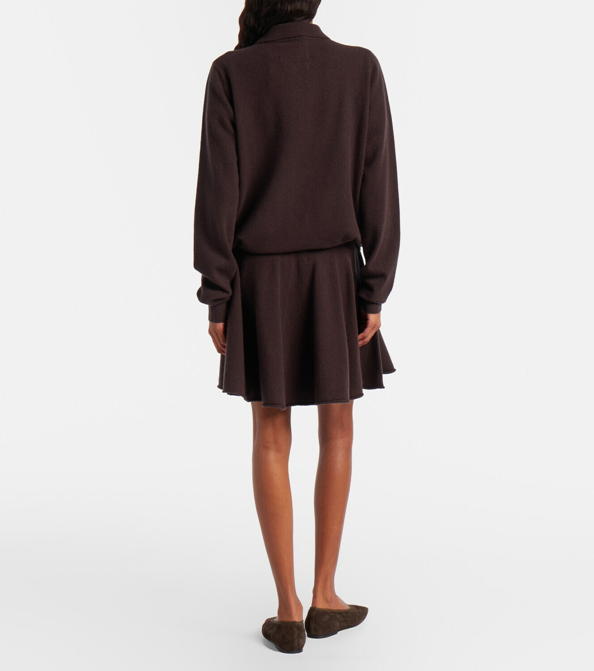 Extreme Cashmere N°379 Girl cashmere-blend miniskirt