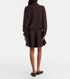 Extreme Cashmere N°379 Girl cashmere-blend miniskirt