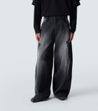 Simone Rocha Distressed wide-leg jeans