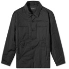 Neil Barrett Men's Front Pocket Nylon Shirt in Black