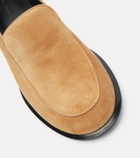 Khaite Miles suede loafers