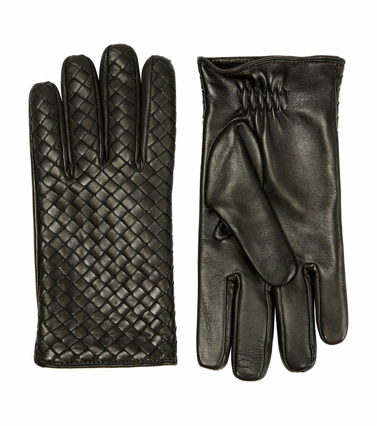 Bottega Veneta - Intrecciato leather gloves Bottega Veneta