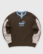Puma X Kidsuper Crew Brown Sweatshirts