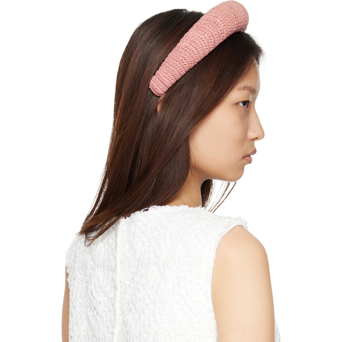 Vivienne Westwood Pink Raffia Headband