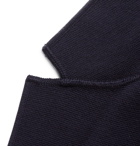 Loro Piana - Navy Slim-Fit Unstructured Waffle-Knit Virgin Wool Blazer - Men - Navy