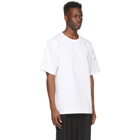 Juun.J White Logo Sleeve-Pocket T-Shirt