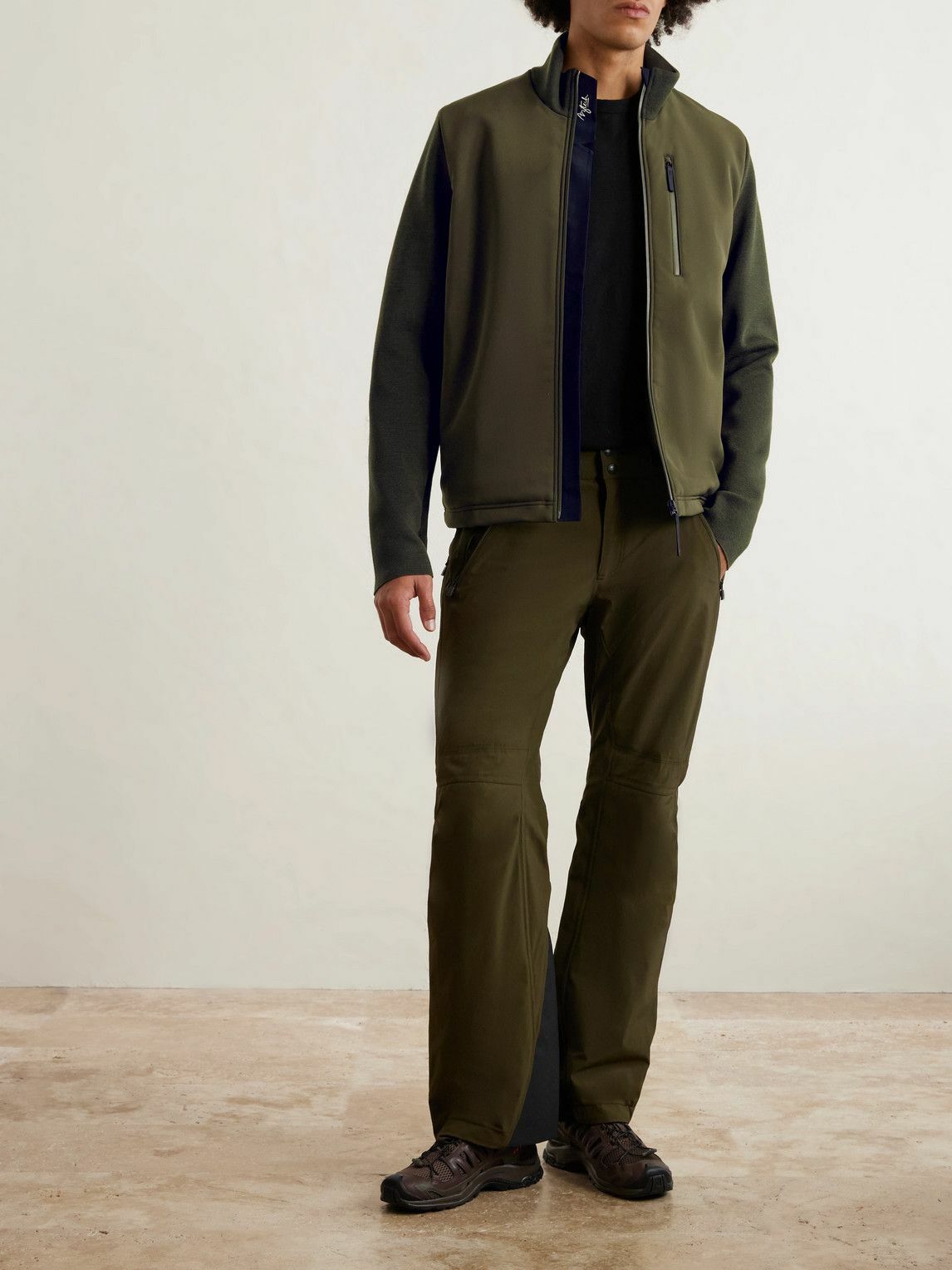 Aztech Mountain - Evan Shell and Wool Down Jacket - Green
