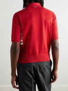 Thom Browne - Slim-Fit Striped Cotton Polo Shirt - Red