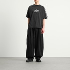 Umbro by Slam Jam Men's Offence Defence Tape T-Shirt in Washed Black