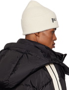 Palm Angels Off-White Classic Logo Maxi Beanie