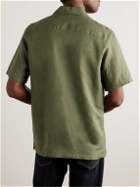 Kingsman - Camp-Collar Linen Shirt - Green