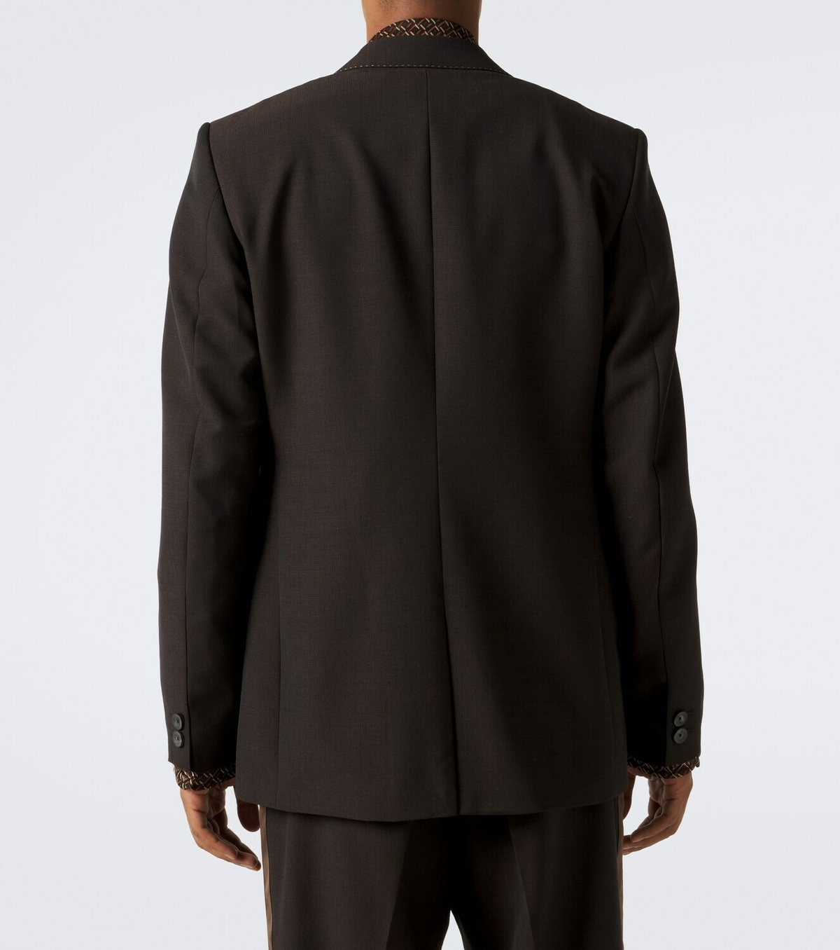 Wales Bonner Atto satin-trimmed virgin wool blazer