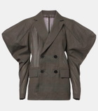 Sacai Cotton voile blazer