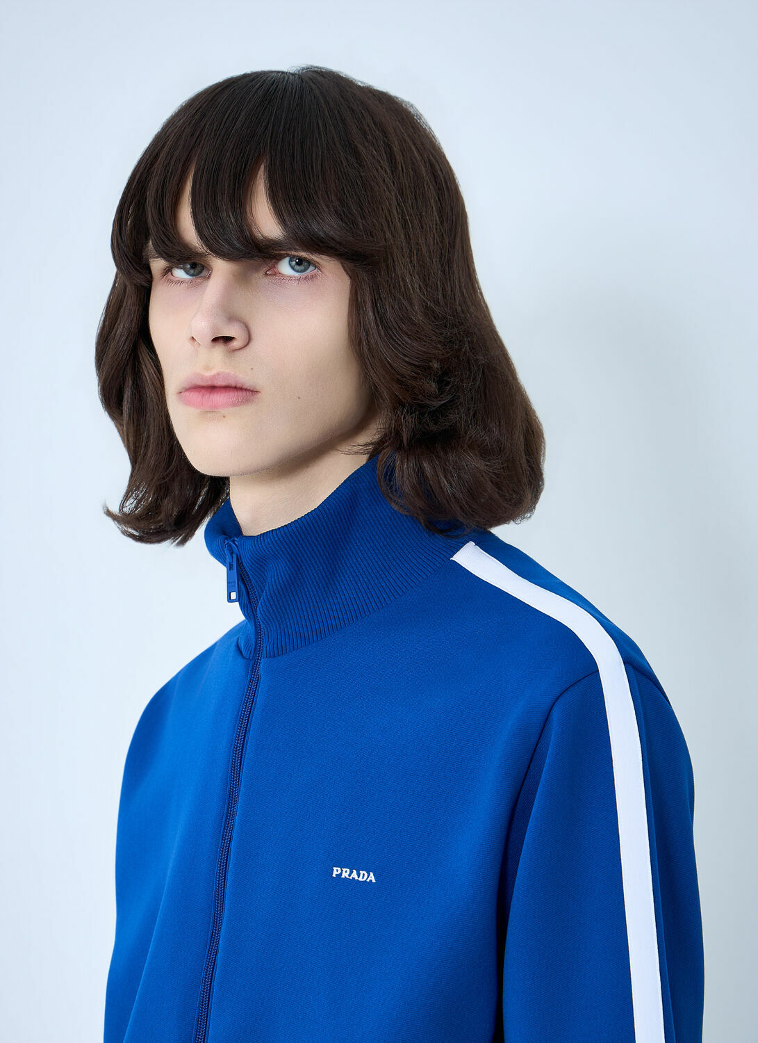 Prada Zip-Front Track Jacket