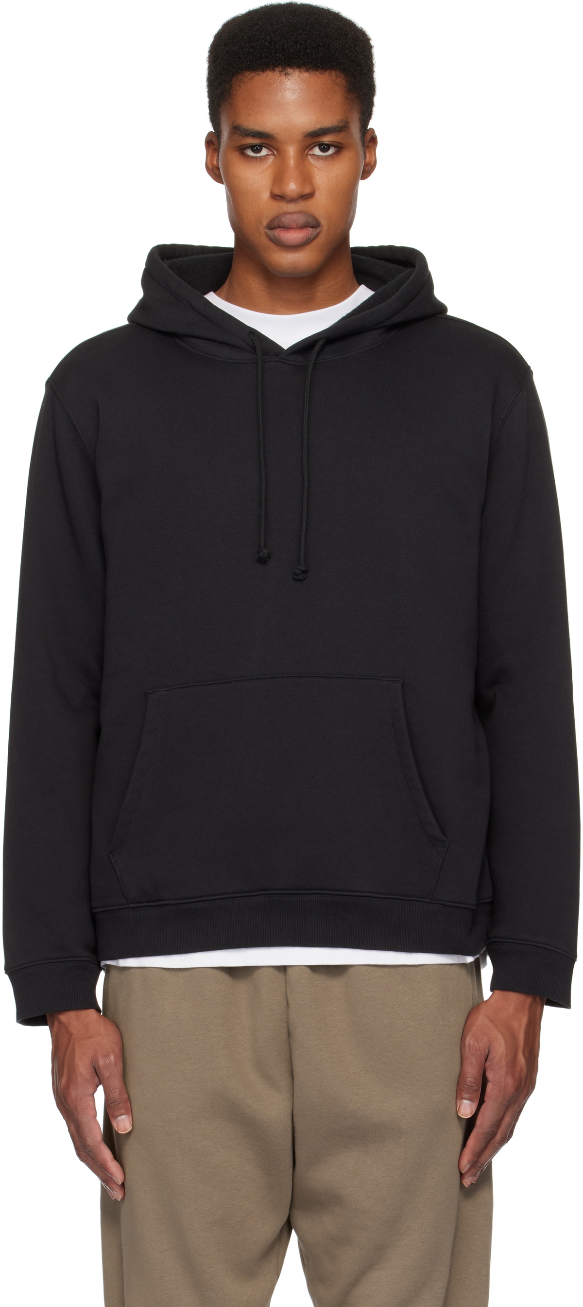 SKIMS Black Fleece Lounge Classic Hoodie SKIMS