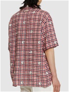 GUCCI - Tartan Linen Bowling Shirt