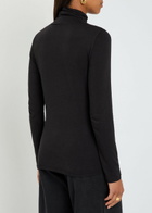 Eileen Fisher Turtle-neck Jersey top Black