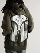 Givenchy - Chito Oversized Printed Cotton-Jersey Hoodie - Green