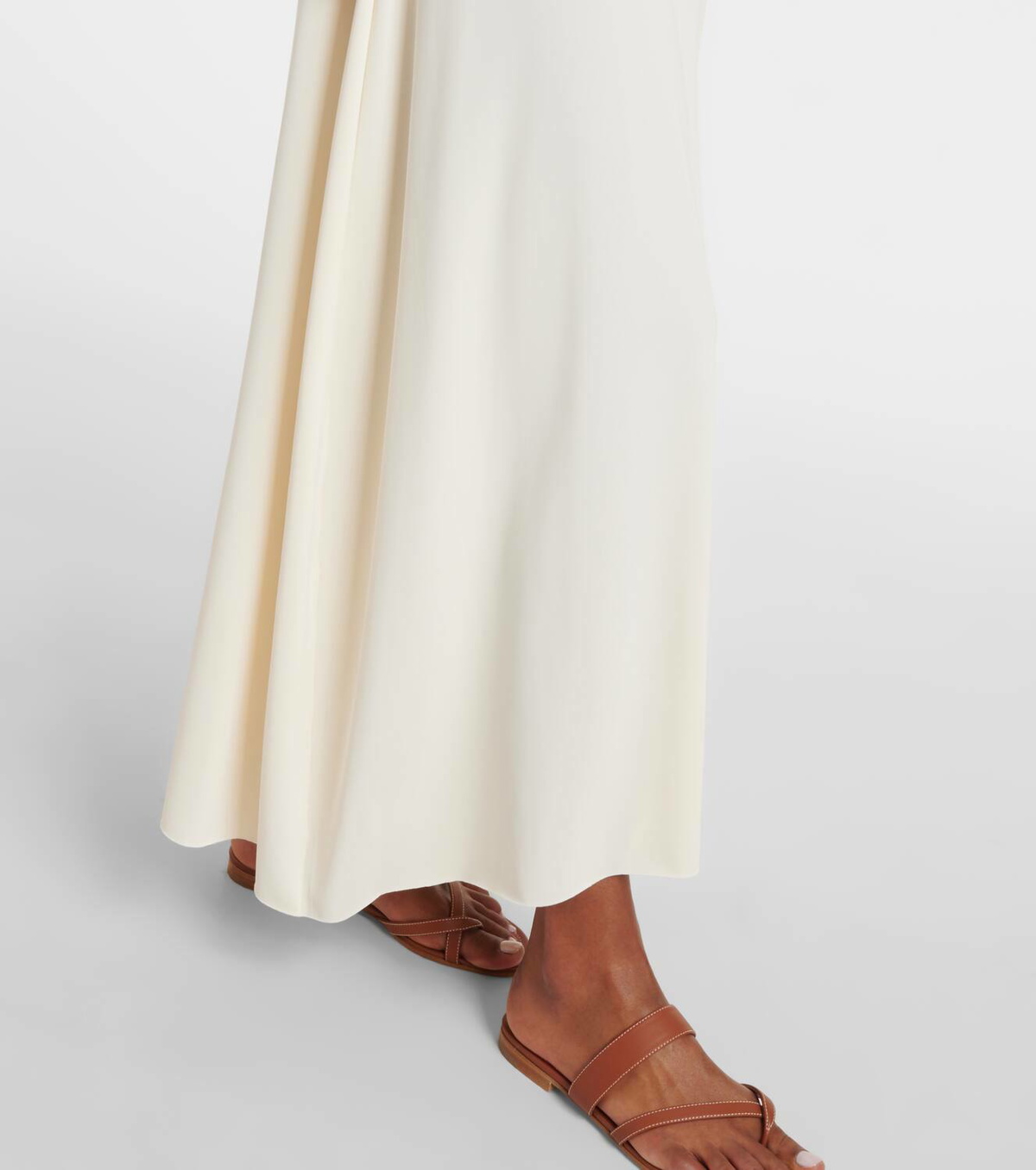 Eres Oda strapless crêpe jersey maxi dress