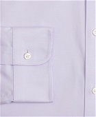 Brooks Brothers Men's Stretch Regent Regular-Fit Dress Shirt, Non-Iron Pinpoint Ainsley Collar | Lavender